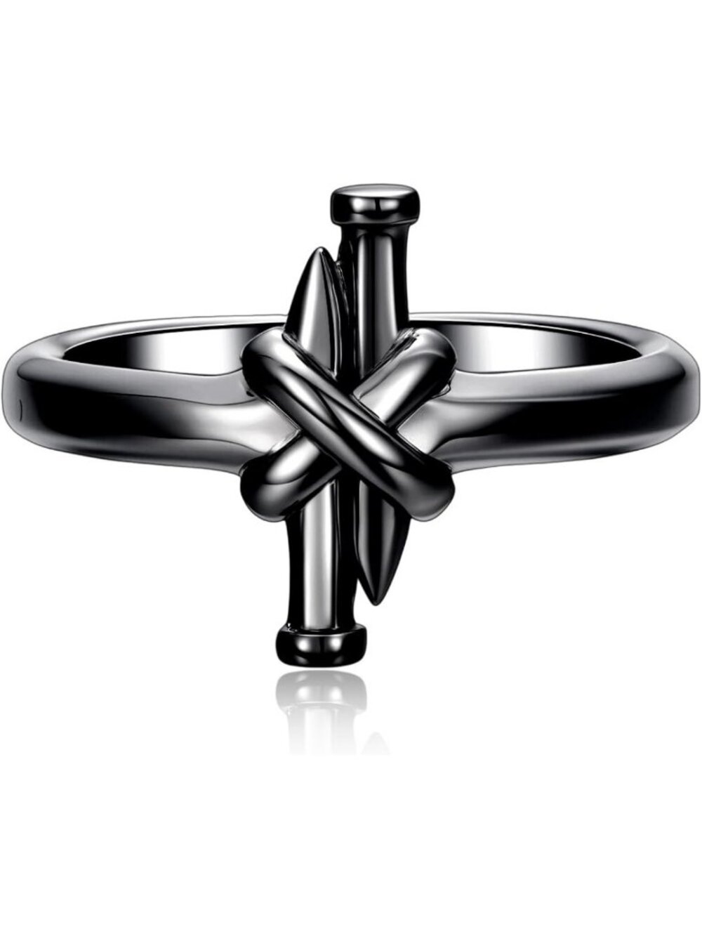 Sterling Silver Faith Cross Ring for Men & Women | Religious Jewelry Gift